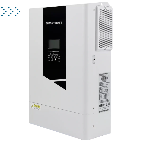 Солнечный инвертор SMARTWATT INV HYBRID II, 6.2 кВт, АКБ 48 В, 1 фаза, 1 MPPT